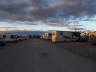 parking spot for caravans