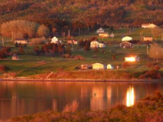 Margaree Harbour at sunset